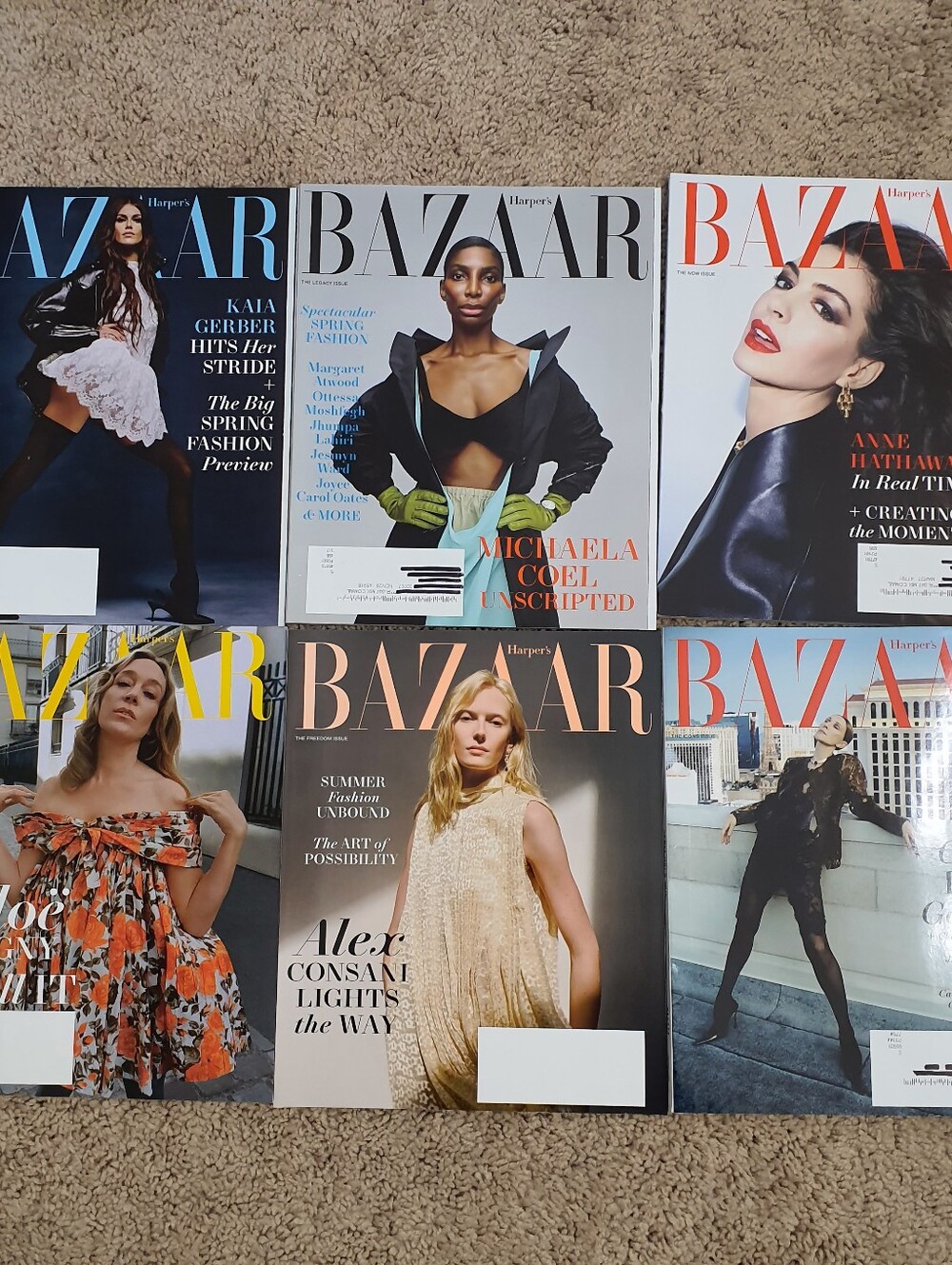BAZAAR Magazine Lot Of 6 Feb to Sep 2026 Issues For Fashion Lovers